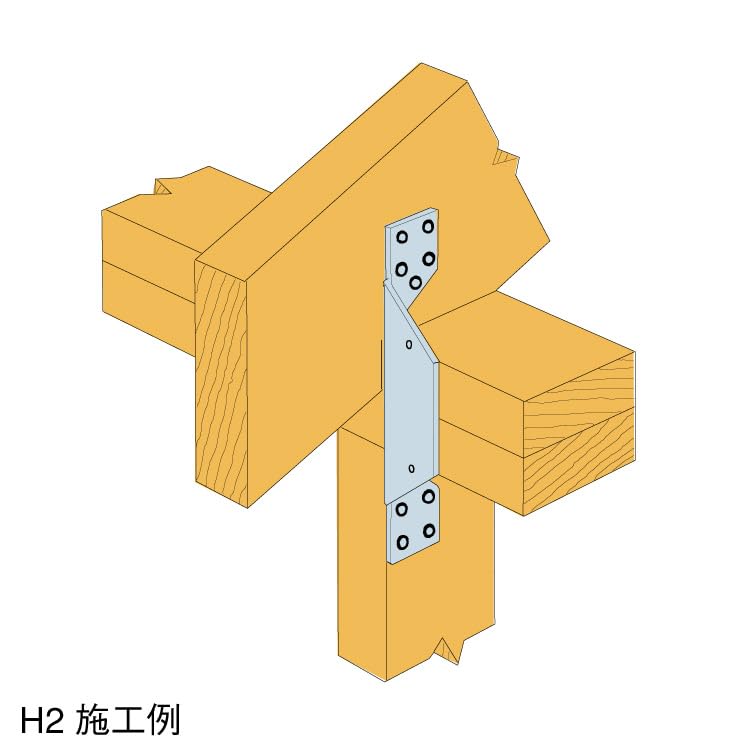 Amazon | S ｻｲｽﾞﾐｯｸ＆ﾊﾘｹｰﾝﾀｲ H2 (10pcs）シンプソン金具 SIMPSON 2×4
